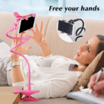 Mobile Phone Stand Holder Flexible And Power Full Grip – 360 Degree Rotating Mobile Stand Bedside Able Lazy Snake Mobile Phone Holder – Random Color - Image 2