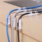 Smart Cable Organizer Desktop and Workstation Cord Clips Management Holder| 2025