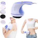 Electric Full Tone Spin Full Body Relax Massager 5 Headers Device - Image 4