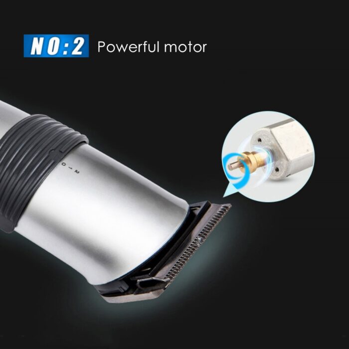 Rechargeable Hair Trimmer Clipper With Charging Stand 8 Hours Charge Time - Image 8