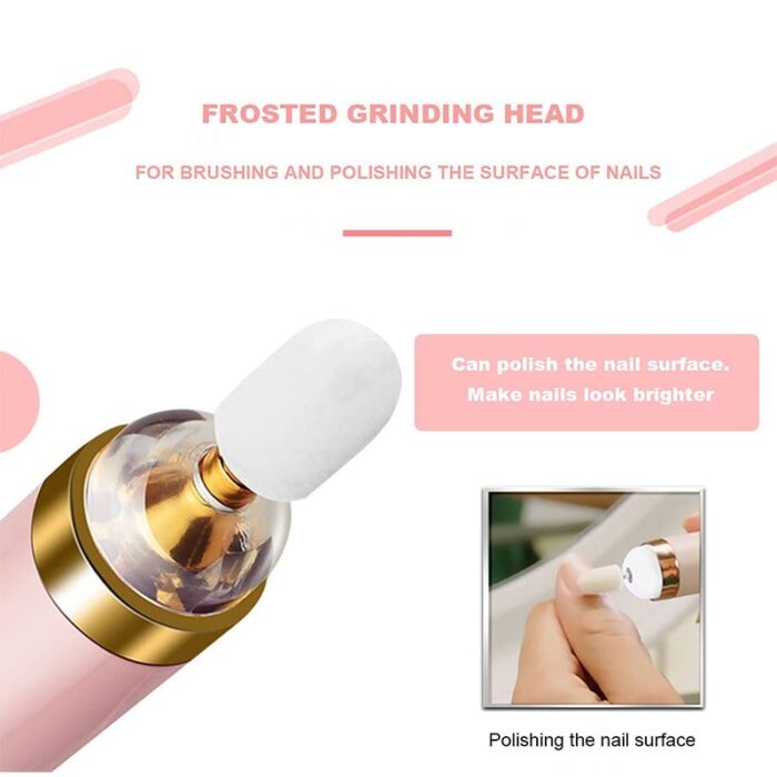 5 In 1 Electric Nail Set Manicure Machine Nail Drill File Grinder Grooming Kit Polisher Remover - Image 2