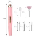 5 In 1 Electric Nail Set Manicure Machine Nail Drill File Grinder Grooming Kit Polisher Remover - Image 8