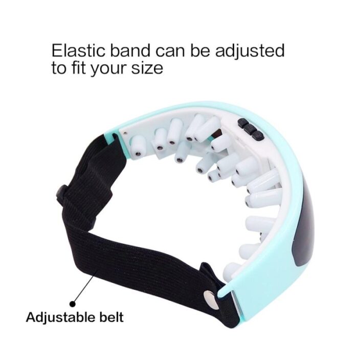 Electric Health Care Eye Massager Mask Migraine Alleviate Fatigue Forehead Eye Protection Massager - Image 9