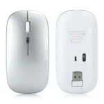Anxin Rechargeable Wireless Bluetooth Mouse – 2.4g Usb Mouse For Laptop, Pc, Tablet, And Mobile Devices (android & Ios Compatible)(random Color)(original China) - Image 3