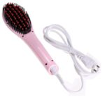 LCD Straightening Fast Smoothing Electric Hair Straightener Brush Ceramic Heating Temperature Display Hair Comb - Image 5