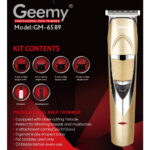 GEEMY GM-6589 Zero Adjustable Professional Rechargeable Hair Trimmer Electric Hair Clipper Cordless - Image 3