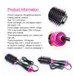 2 In 1 One Step Hair Dryer And Volumizer Warm Air Fast Styling Straightener & Curls Styler - Image 4