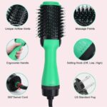 2 In 1 One Step Hair Dryer And Volumizer Warm Air Fast Styling Straightener & Curls Styler - Image 6