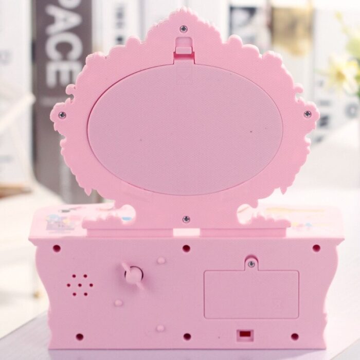 Creative Music Makeup Box With Drawer Dancing Princess Jewelry Decoration - Image 5
