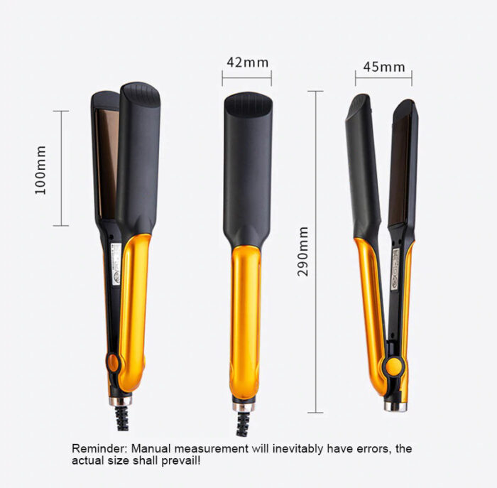 2 In 1 Electric Hair Straightener Ceramic Styling Tool Professional Hair Curling Iron Hair Waver - Image 5