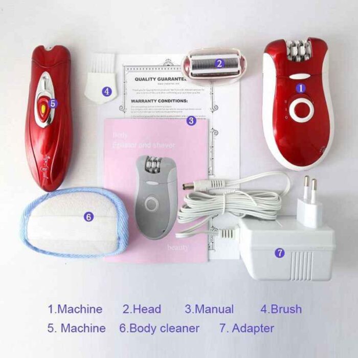 3 In 1 Women Electric Shaver Epilator Female Body Care - Image 2