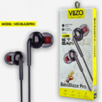 V65 Blaze Pro – Wired Stereo Earphones | Best Quality Hand Free | Hands-free For Mobile Phone | Headphone – Earphones - Image 2