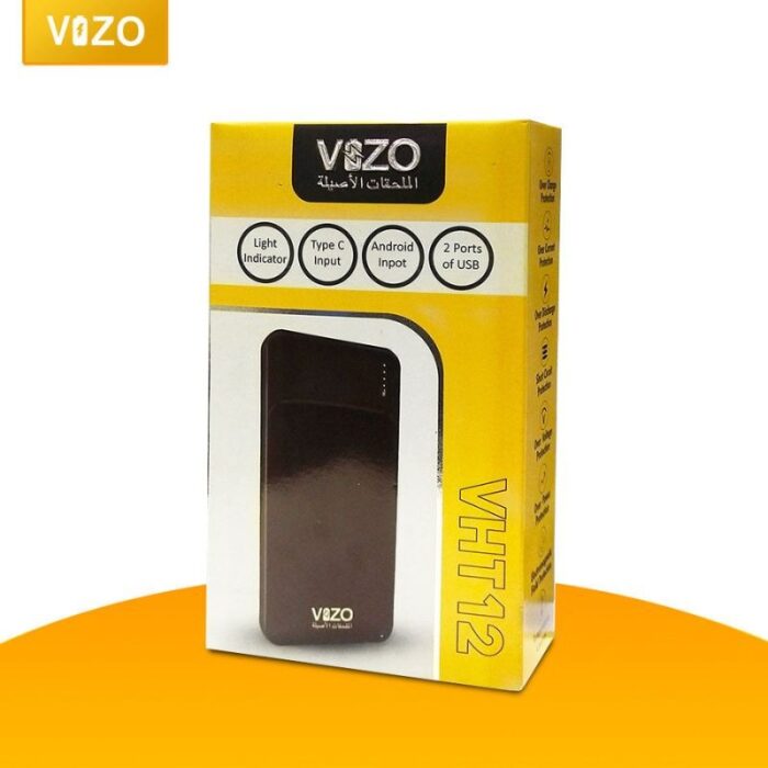 Vht-12 – 10,000mah Full-size Power Bank | Vizo Vht-12 Power Bank | Best Quality Power Bank Vht12 – Android Power Bank – Random Color - Image 1