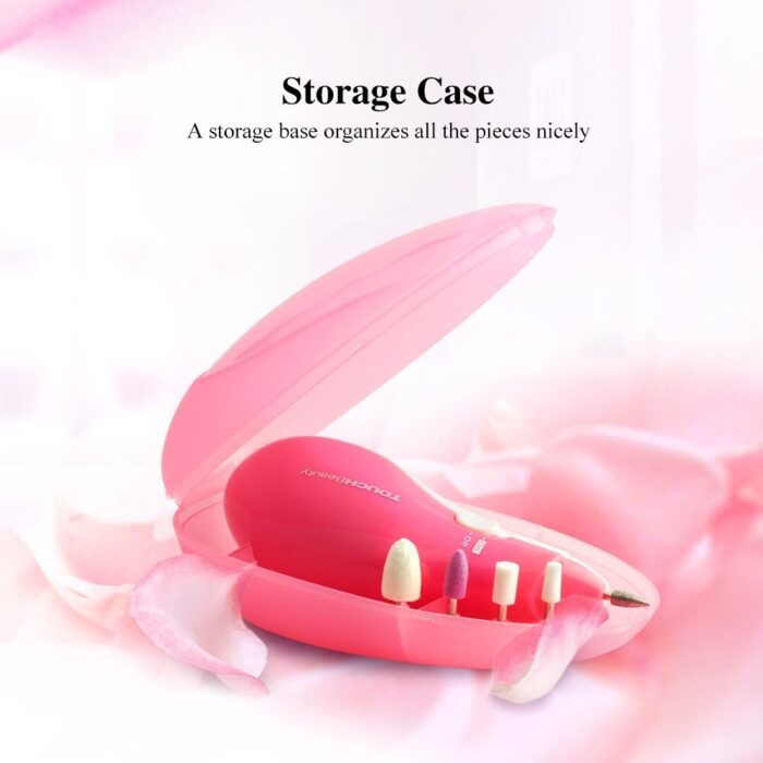 TOUCH Beauty Nail Files Electric Salon 5 In1 Nail Art Care Tools Kit Portable Manicure Pedicure - Image 6