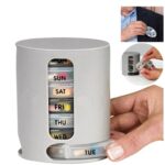 Pro Pill Box 7 Days Medicine Container Round Case Dispenser - Image 2
