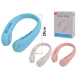 X5 Leafless Hanging Neck Fan With Adjustable Neck Band – Portable Rechargeable Neck Fan – Neck Fan For Summer (random Color) - Image 3