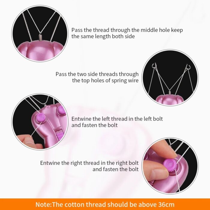 Facial Hair Remover Electric Epilator Threading Face Beauty Care Tool - Image 6