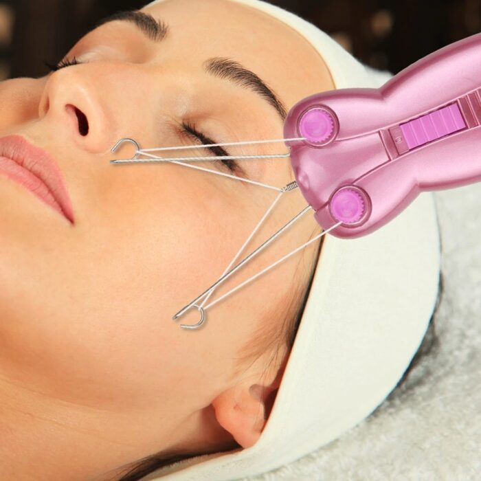 Facial Hair Remover Electric Epilator Threading Face Beauty Care Tool - Image 1