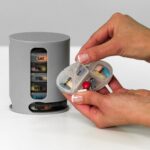 Pro Pill Box 7 Days Medicine Container Round Case Dispenser