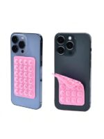 1 Pc Mobile Phone Silicone Suction Cup Square Mobile Phone Single-sided Case Anti-slip Holder Mount Suction (random Color) - Image 9