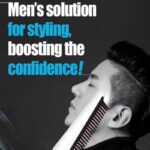 Multifunctional Hair Comb Brush Quick Beard Straightener Curler For Men Hair Styling Tool