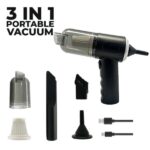 3 In 1 As- 228 Mini Usb Rechargeable Vacuum Cleaner, Vacuum For Car – Vacuum For Home – Duster - Image 2