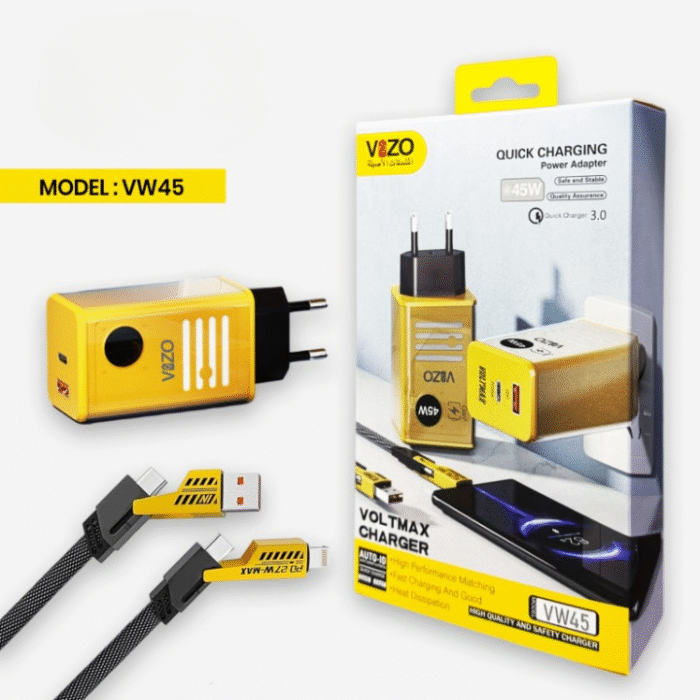 Vw45 – Volt Series Pd Fast Charger (45w Max) | Best Quality Charger – Vizo Vw45 Charger - Image 1